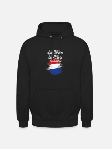 Holland - Unisex Hoodie - Schwarz