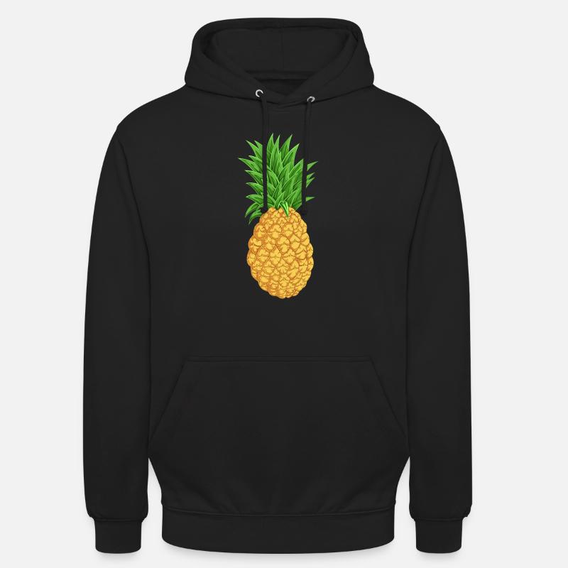 Ananas - Sweat-shirt à capuche unisexe - noir