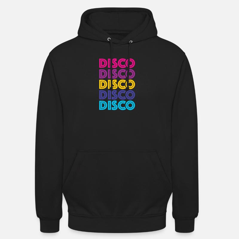 Disco Disco Disco - Sweat-shirt à capuche unisexe - noir