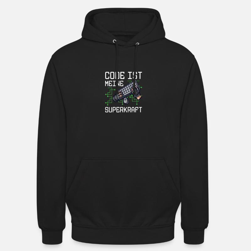 Code Ist Meine Superkraft Software Entwickler Code - Unisex Hoodie - Schwarz