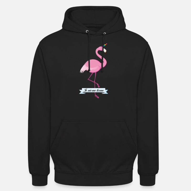 Ich bin ein Einhorn - Unisex Hoodie - Schwarz
