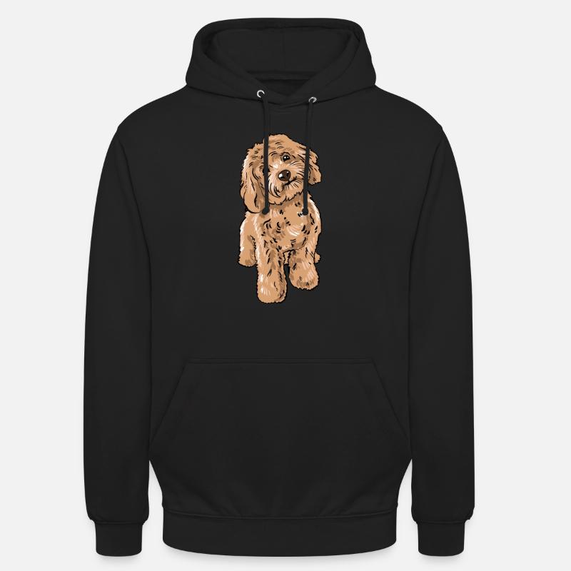 Chien Cockapoo - Sweat-shirt à capuche unisexe - noir