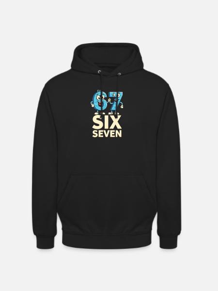 US Flag 67 Memes Six Seven - Unisex Hoodie - black