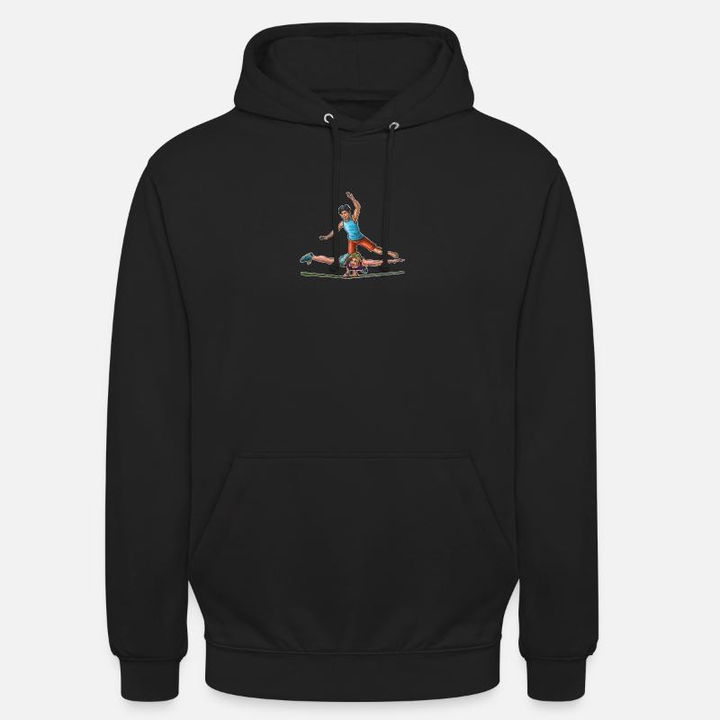 Slackliners - Amateurs de slackline - Sweat-shirt à capuche unisexe - noir