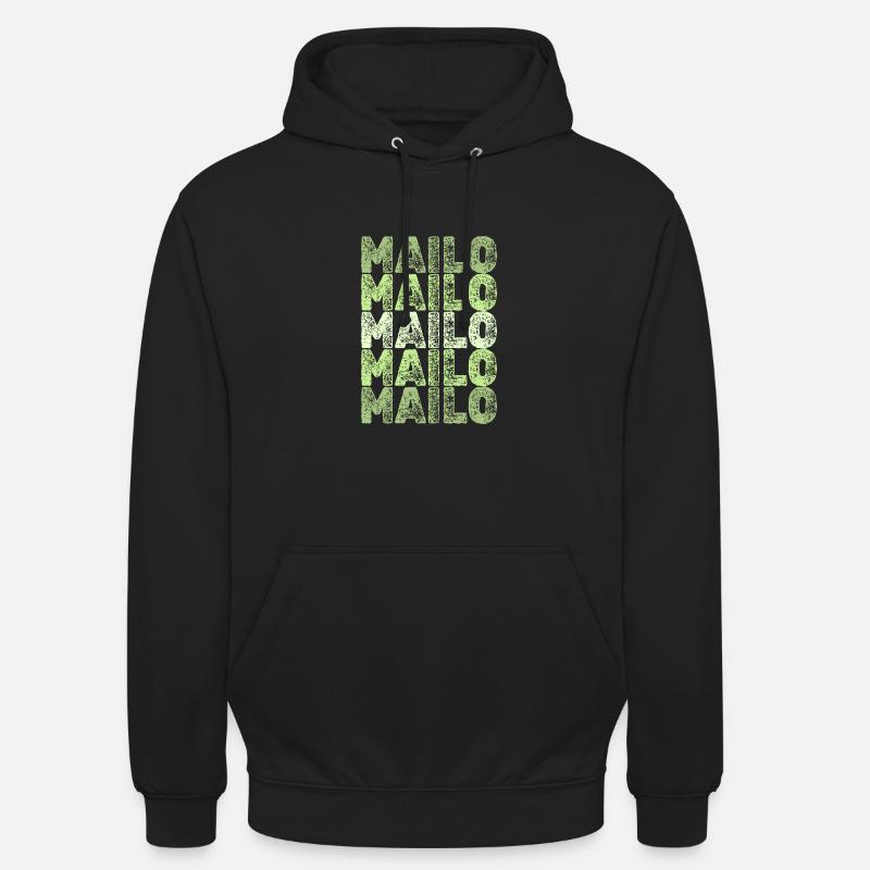 Nom de naissance Mailo - Sweat-shirt à capuche unisexe - noir
