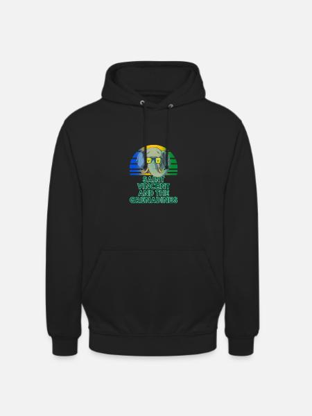 Saint Vincent and the Grenadines - Unisex Hoodie - black