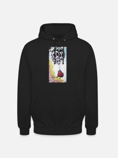Skull Balloons / KOLONE - Unisex Hoodie - Schwarz