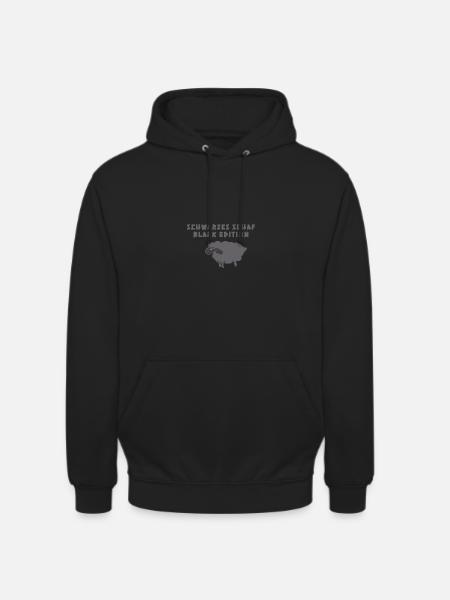 Black Sheep, Sheep, illustration - Unisex Hoodie - black