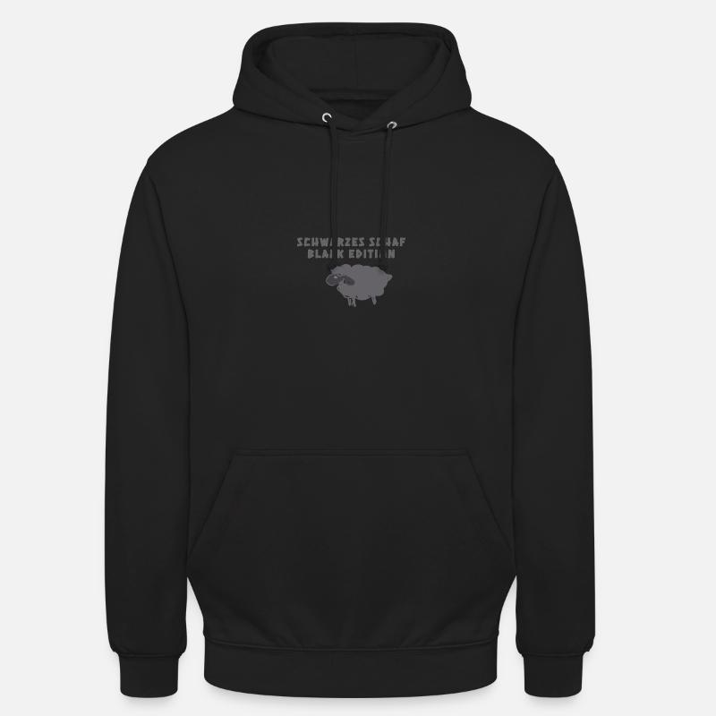 Black Sheep, Sheep, illustration - Unisex Hoodie - black