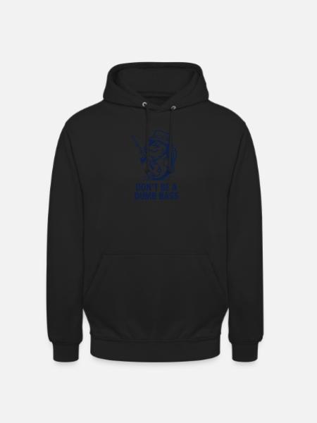 Pêche Pêcheur Pêcheur Bar - Sweat-shirt à capuche unisexe - noir