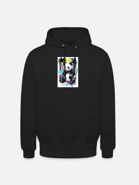 panda - Unisex Hoodie - black