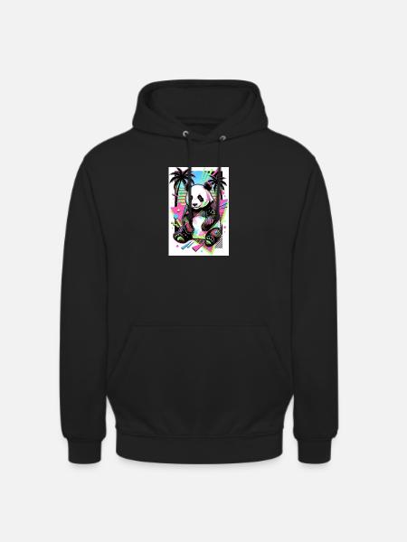 panda - Unisex Hoodie - black