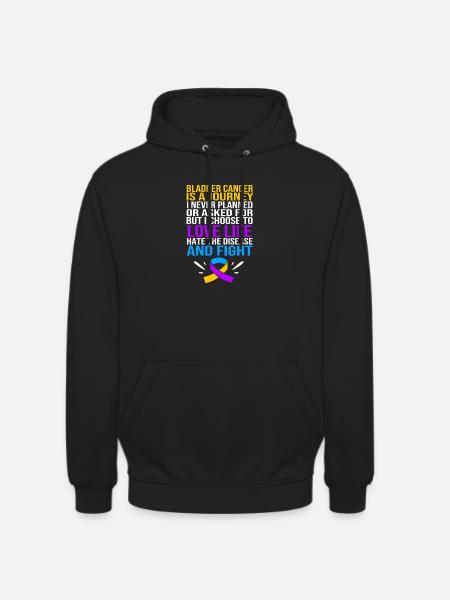 Blasenkrebs Krebs Blase - Unisex Hoodie - Schwarz