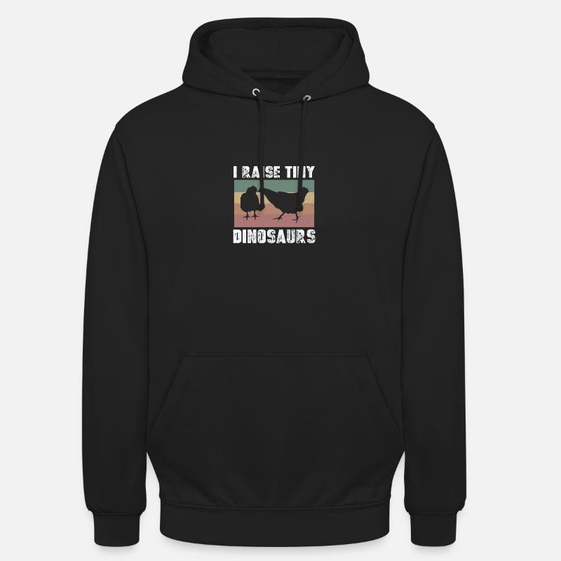I bred tiny dinosaurs - - Unisex Hoodie - black