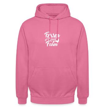 Farm Sweet Farm 4 - - Unisex Hoodie - pink - Front - Alina (178cm) & Michal (187cm)