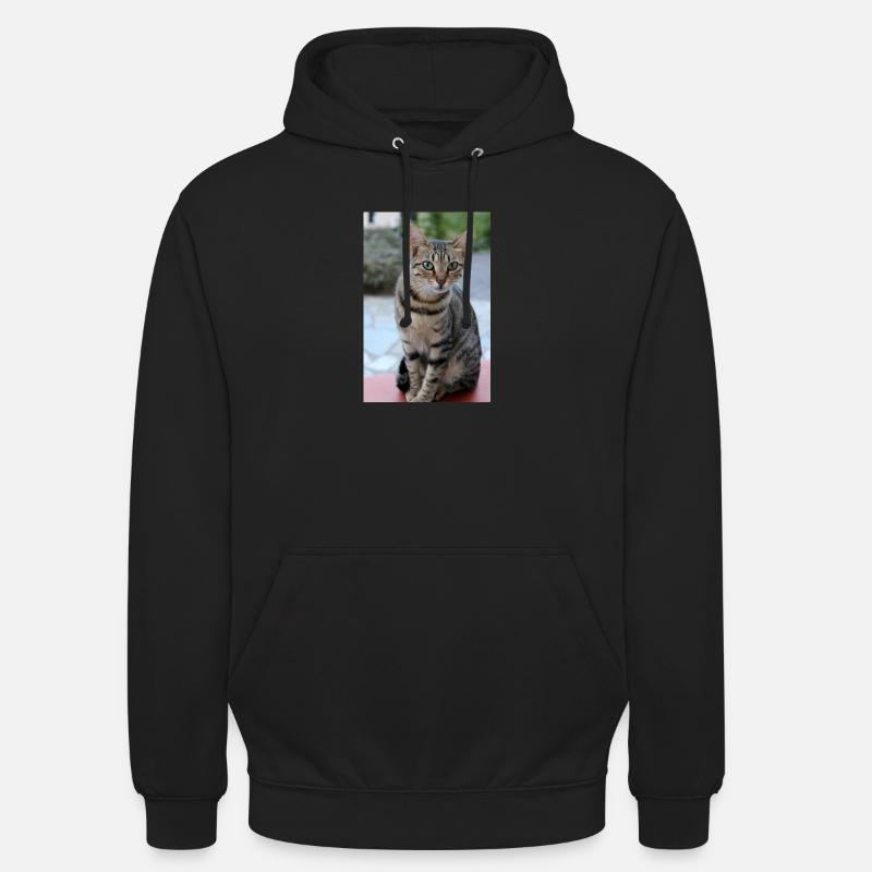 Chat Chaton Poster Chat Poster - Sweat-shirt à capuche unisexe - noir