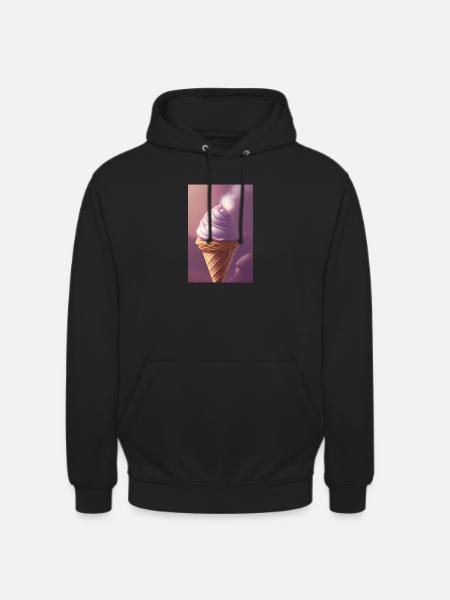 Eiscreme - Unisex Hoodie - Schwarz