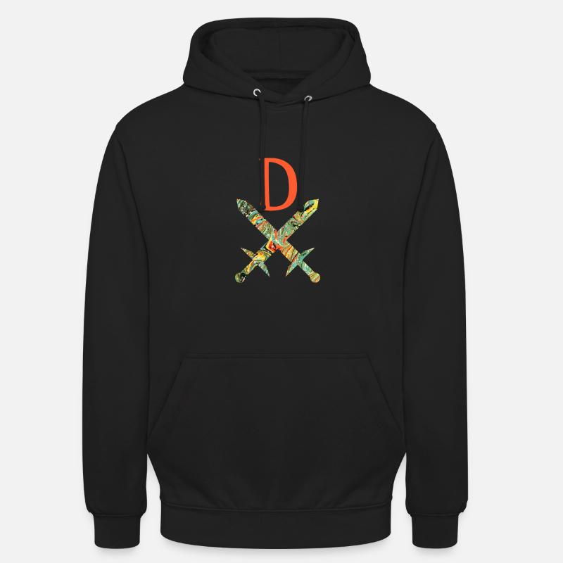 épées croisées e 200 d - Sweat-shirt à capuche unisexe - noir