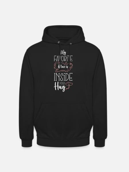 Kuscheln Teddybär Süß Freund - Unisex Hoodie - Schwarz