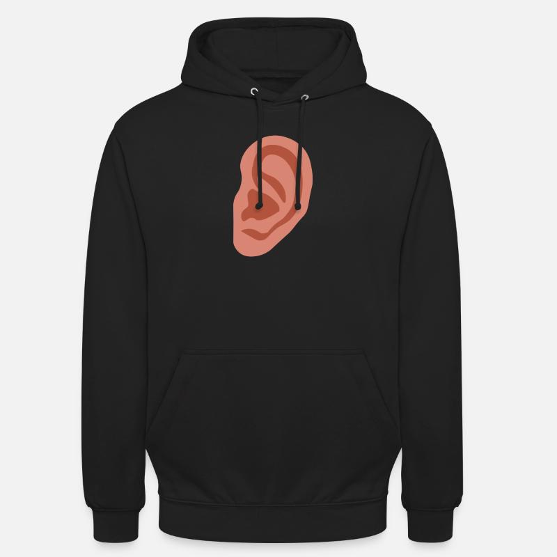 Big ear - Unisex Hoodie - black