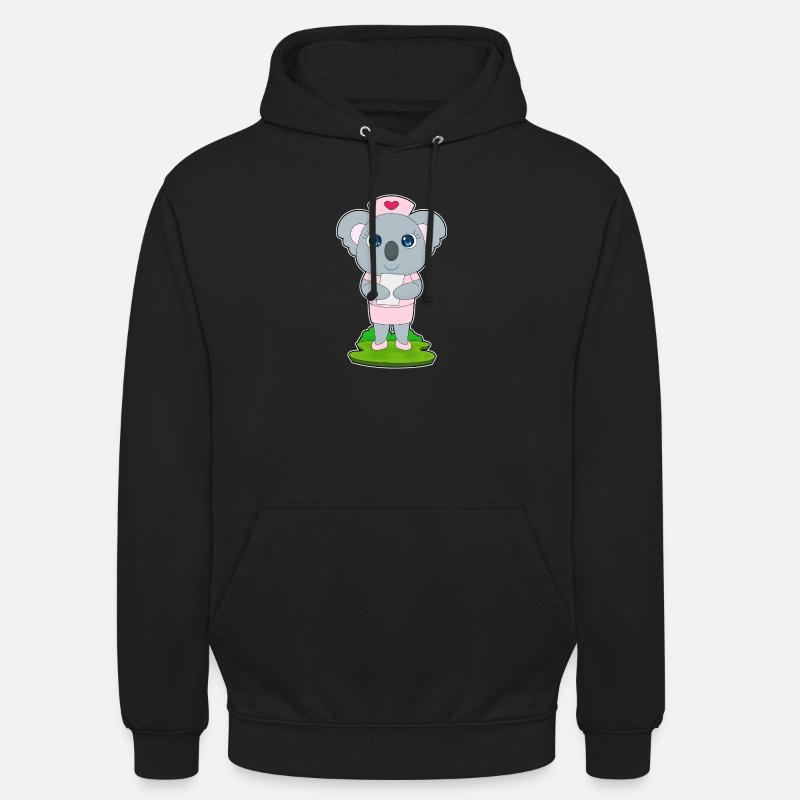 Koala Krankenschwester - Unisex Hoodie - Schwarz