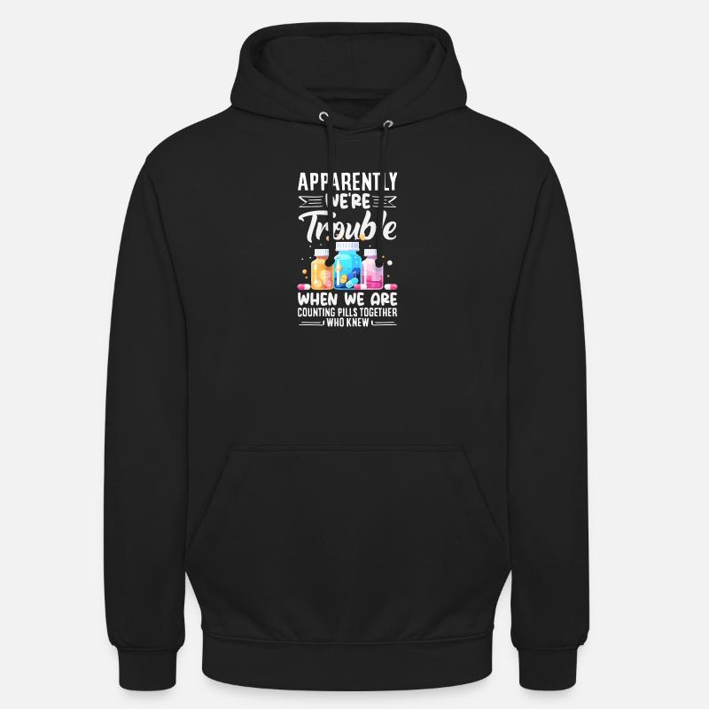 Pharmacien Technicien Pharmaceutique - Sweat-shirt à capuche unisexe - noir
