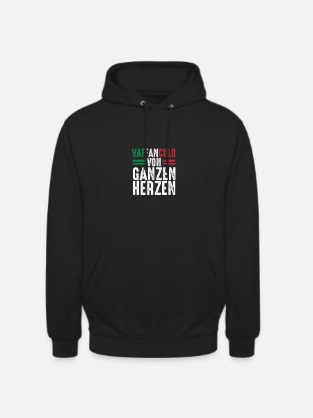 Italy Italian Vaffanculo - Unisex Hoodie - black