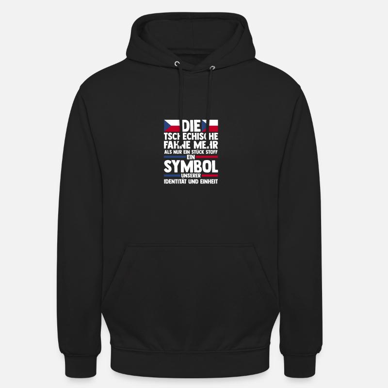 Tschechen Tschechisch Tschechien - Unisex Hoodie - Schwarz