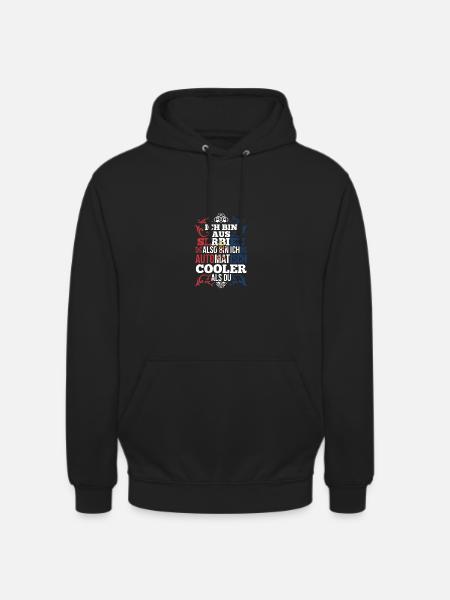 Serbe Serbe Serbie - Sweat-shirt à capuche unisexe - noir