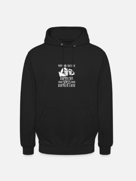 Dad And Daughter - Unisex Hoodie - black