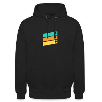 Steckenpferd Hobby Horsing - Unisex Hoodie - Schwarz - Vorne - Alina (178cm) & Michal (187cm)