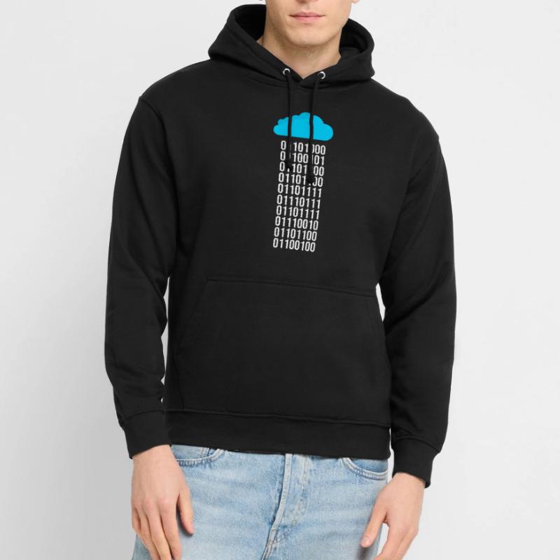 Programmeur Informaticien Codeur de code binaire Sweat-shirt à capuche unisexe