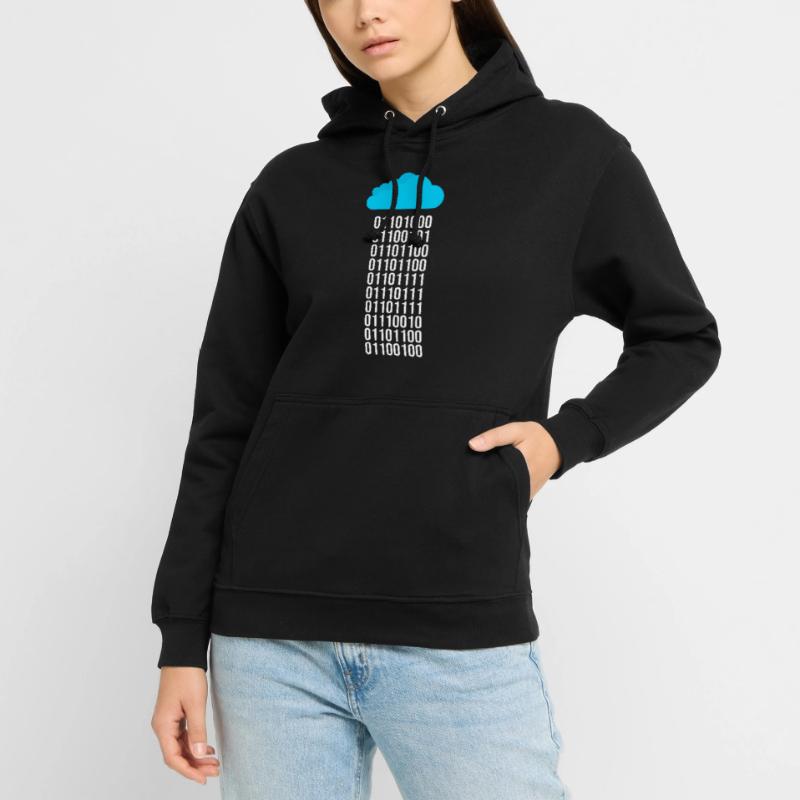 Programmeur Informaticien Codeur de code binaire Sweat-shirt à capuche unisexe
