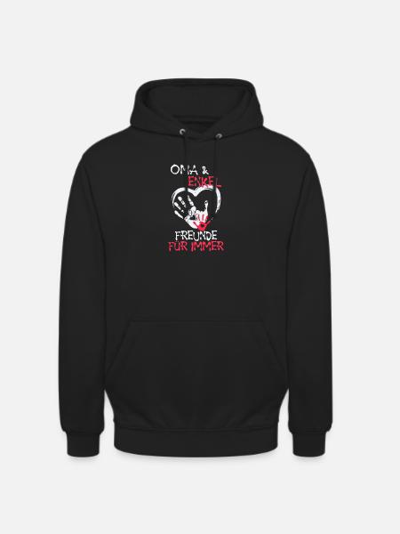 Lieblingsoma Oma Großmutter Statement Ruhestan - Unisex Hoodie - Schwarz
