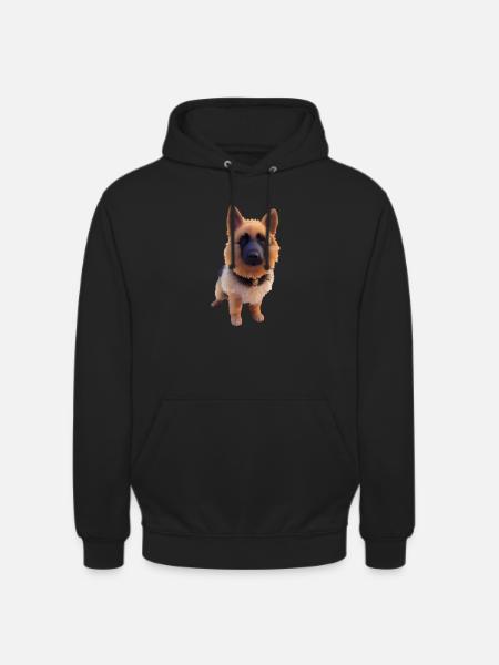 German Shepherd - Unisex Hoodie - black