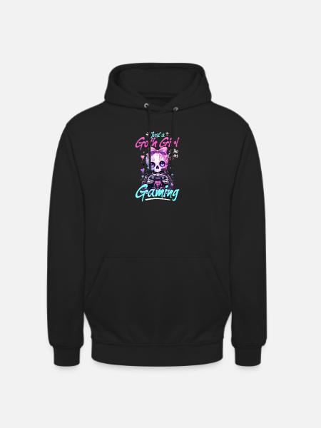 Pastel Goth Soft Goth Gaming Gamer - Sweat-shirt à capuche unisexe - noir