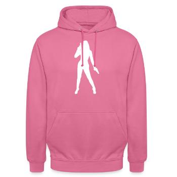 Woman Arms - Unisex Hoodie - pink - Front - Alina (178cm) & Michal (187cm)