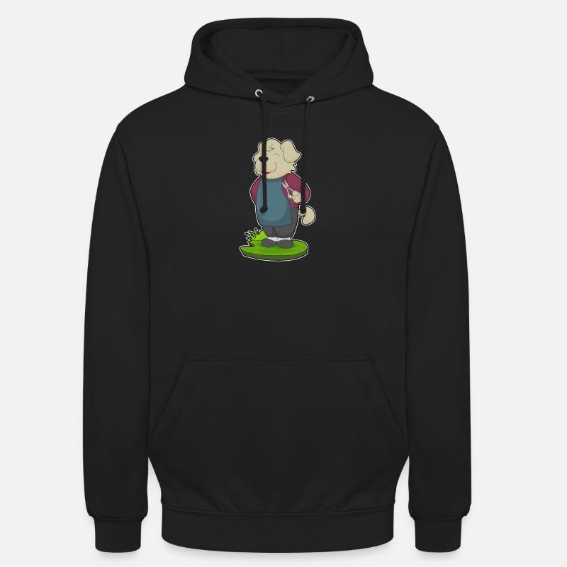 Coiffeur pour chien Ciseaux - Sweat-shirt à capuche unisexe - noir