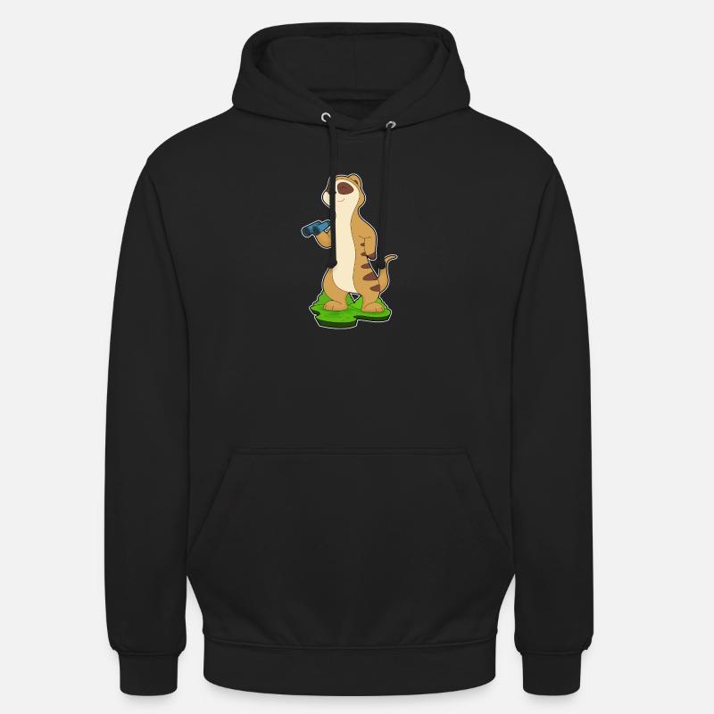 Jumelles suricates - Sweat-shirt à capuche unisexe - noir