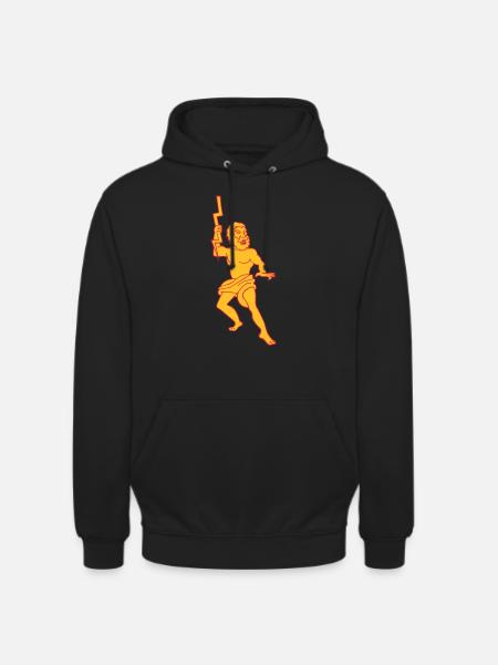 Zeus Jupiter mytologiske gud af græsk Olympus - Hættetrøje unisex - sort