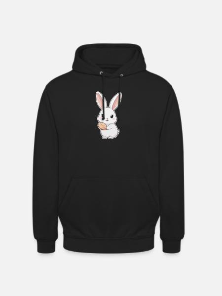 Bunny, Rabbit, Easter Bunny - Unisex Hoodie - black