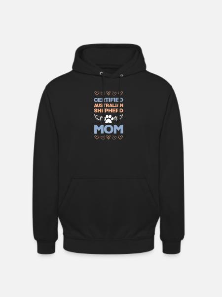 Certified Australian Shepherd Mama - Unisex Hoodie - black