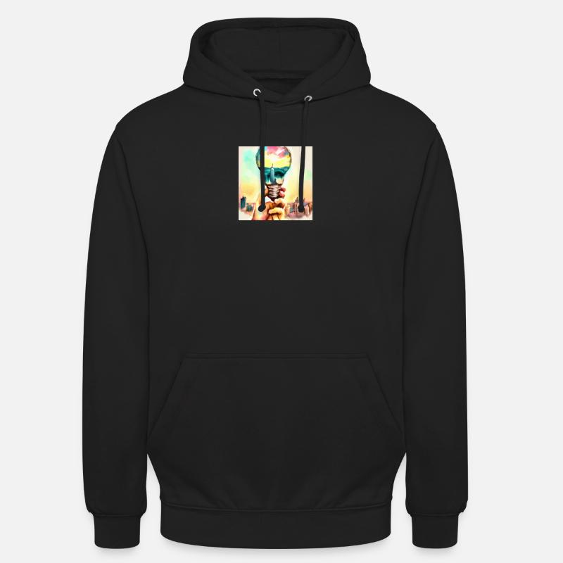 Bulb for Ideas - Unisex Hoodie - black