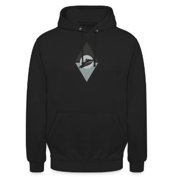 Jet Ski Boat Snowmobile - Unisex Hoodie - black - Front - Alina (178cm) & Michal (187cm)