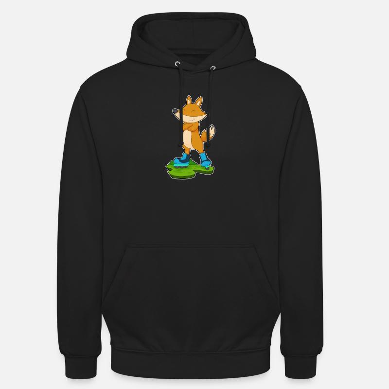 Fuchs Inline skating Inline skates - Unisex Hoodie - Schwarz