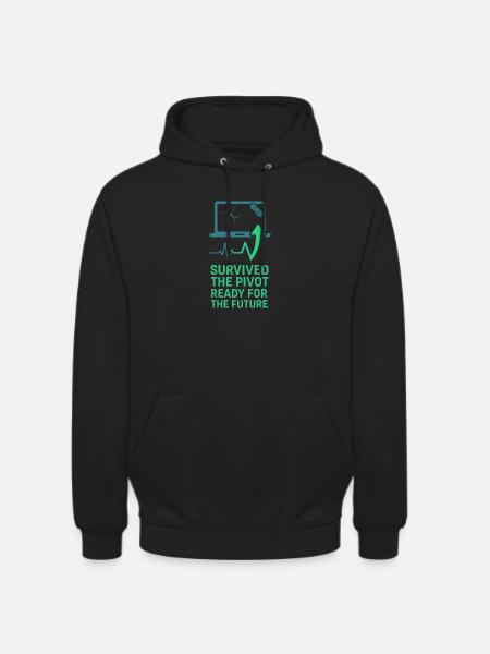 Startup Founder Survivor Burnout Recover - Unisex Hoodie - black