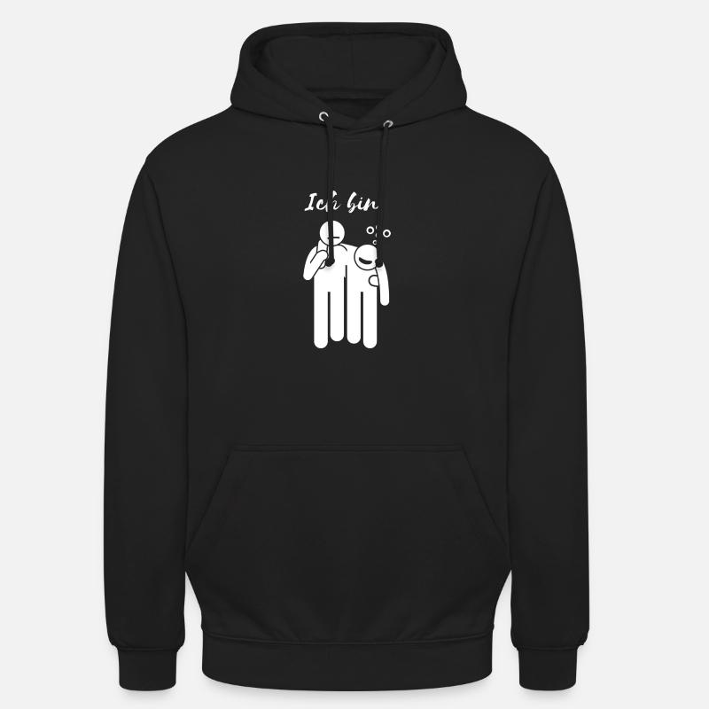 Ich bin… Personalisierbar - Unisex Hoodie - Schwarz