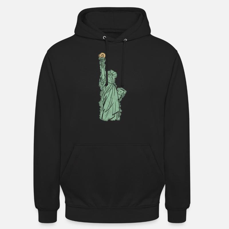 Freiheitsstatue - Unisex Hoodie - Schwarz