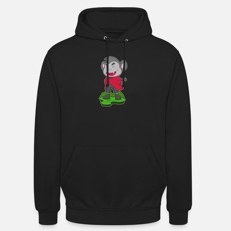 Singe Halloween Vampire - Sweat-shirt à capuche unisexe - noir