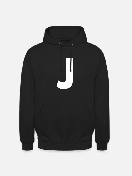 J - Unisex Hoodie - black
